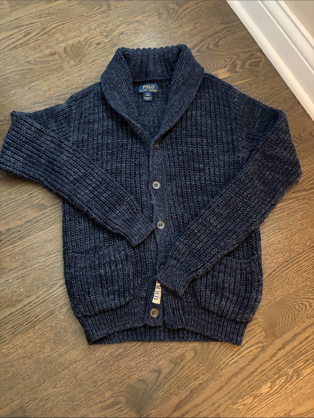 Polo by Ralph Lauren Dark Navy Shawl Collar Cardigan